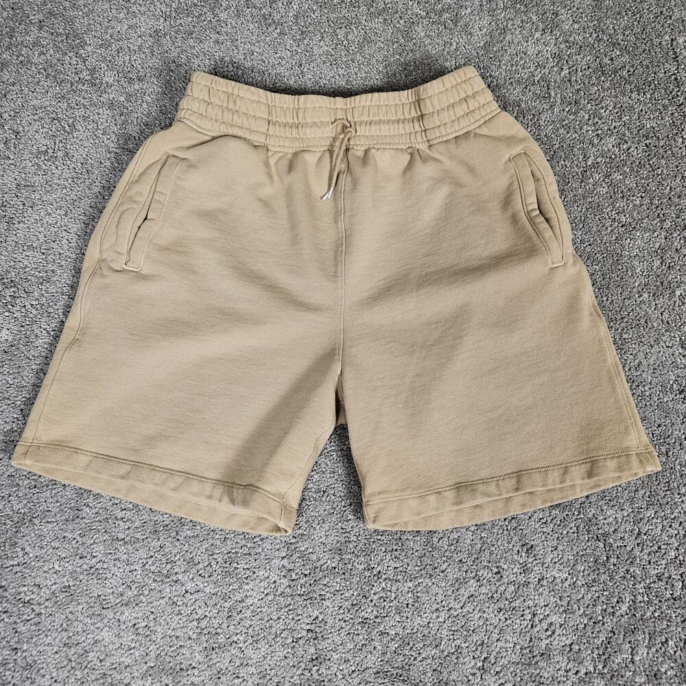 Agolde Boxing Fleece Shorts Women's XL Tan Sweatshorts Casual Loungewear